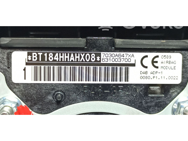 Подушка безопасности водителя 7030A647XA, 631003700   Mitsubishi ASX