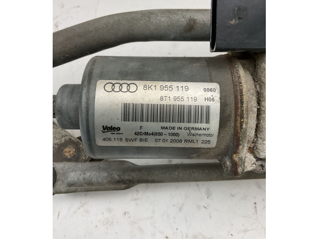 Комплект механизма стеклоочистителей  8K1955119, 8T1955119   Audi A4 S4 B8 8K 