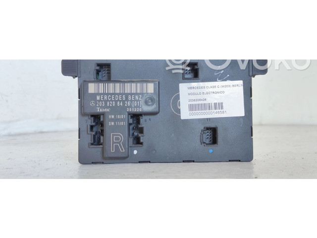 Блок управления 2038206426   Mercedes-Benz C AMG W203