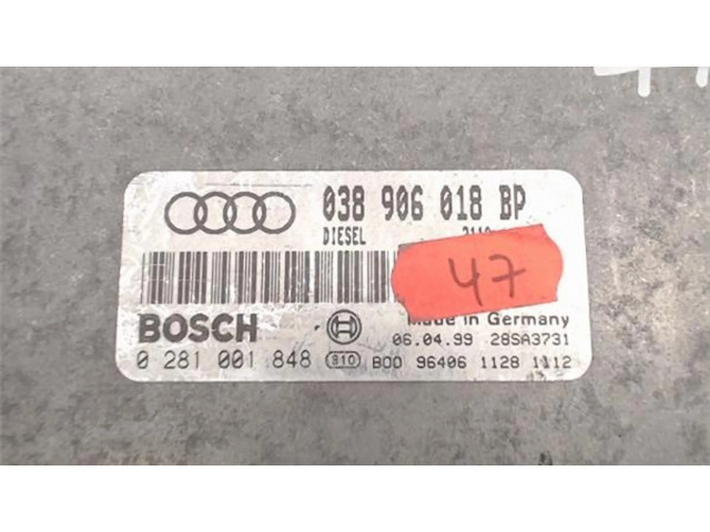 Блок управления (038906018BP), (0281001848)   Audi A3 S3 8L