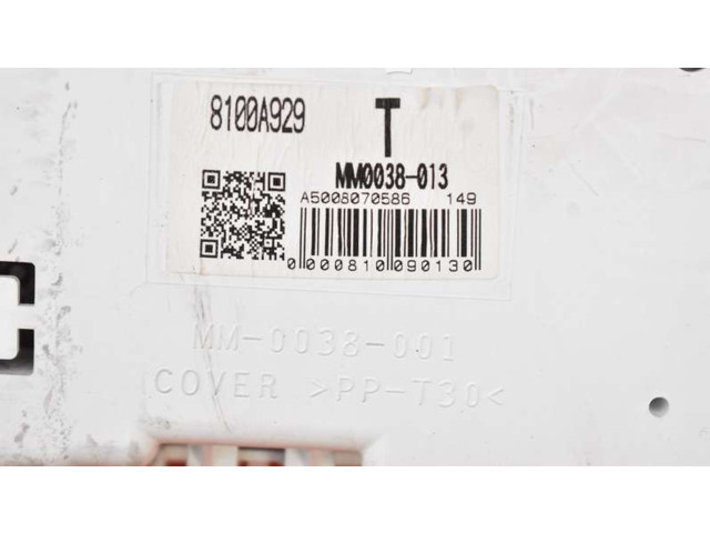 Панель приборов 8100A929, 8100A929   Mitsubishi Colt CZ3       