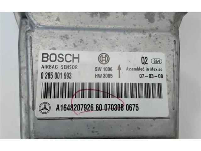 Блок подушек безопасности A1648207926   Mercedes-Benz ML W164