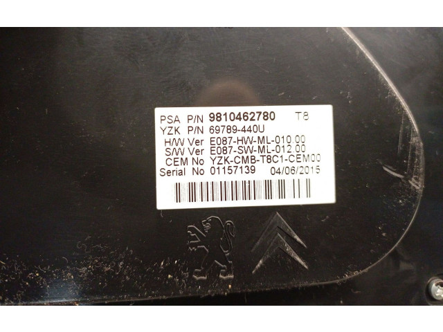 Přístrojová deska  Peugeot 5008 2015 9810462780, 9810462780  