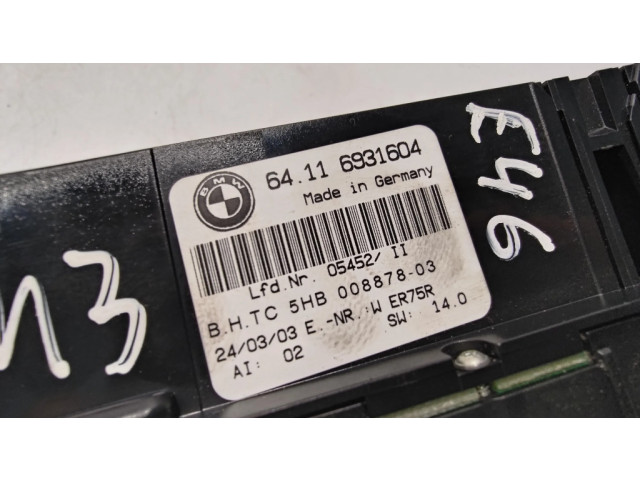 Блок управления климат-контролем 64116931604, 64116956319   BMW M3