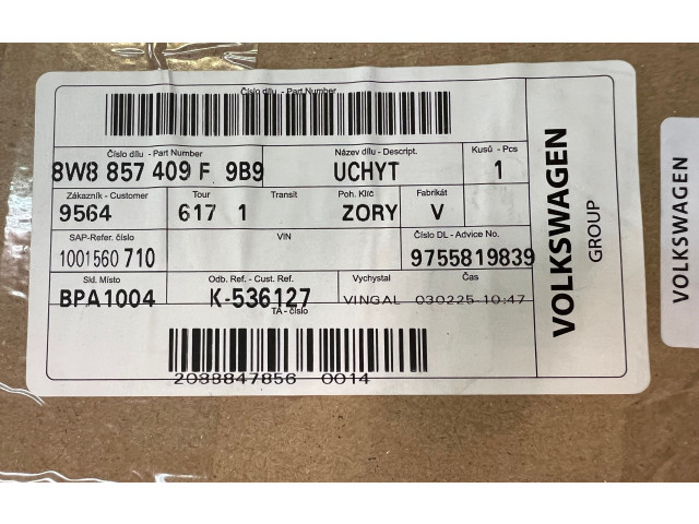 Zpětné zrcátko  Audi A5 2016  8W8857409F, 8W8857409F  