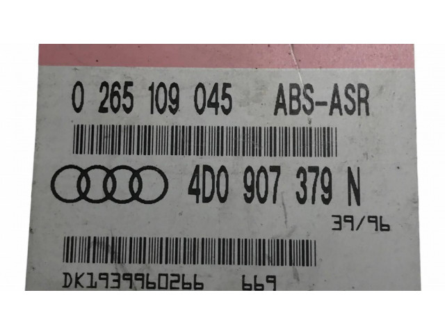 Блок управления АБС 4D0907379N, 0265109045   Audi A8 S8 D2 4D