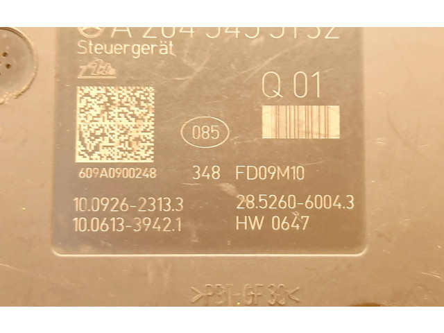 Jednotka ABS A2045455132, A2045455132   Mercedes-Benz C AMG W204 2007