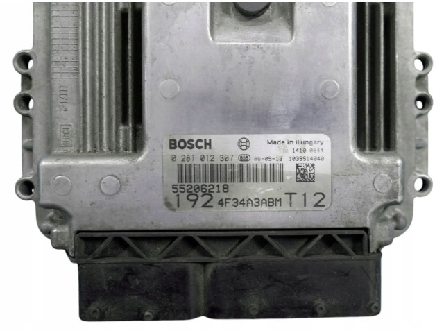 Řídící jednotka 55206218, 0281012307   Fiat Stilo 2006