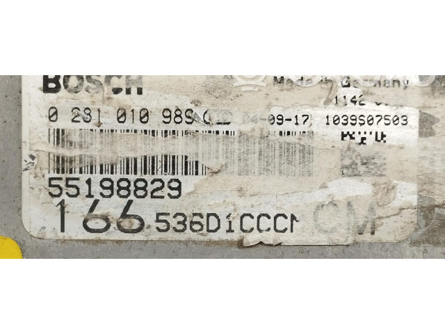 Řídící jednotka 0281010989, 0281010989   Alfa Romeo 166 2004