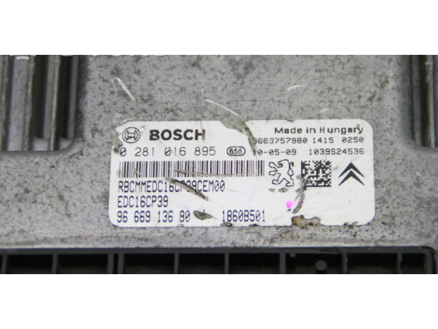 Řídící jednotka 9666913680   Citroen C-Crosser 2010