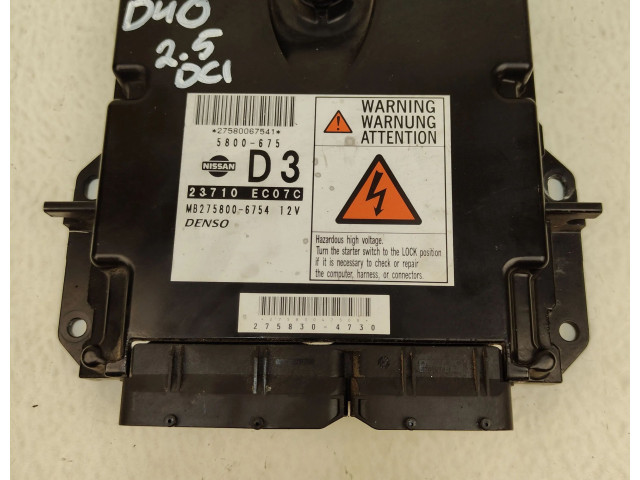 Řídící jednotka 23710EC07C   Nissan Navara D40 2007