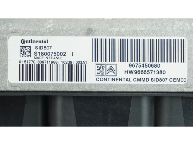 Řídící jednotka 9675450680, 9666571380   Peugeot 308 2014