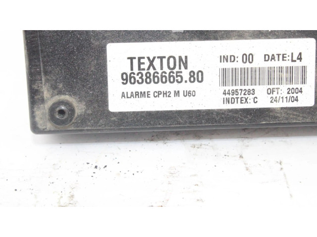 Řídící jednotka 9638666580   Peugeot 106 