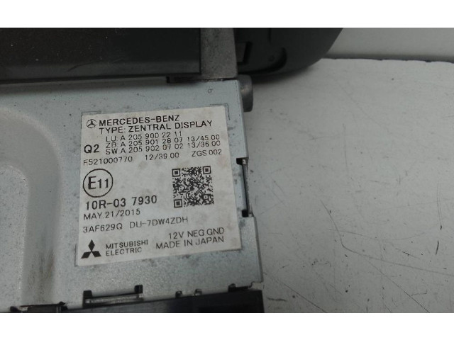 Дисплей    A2059002211   Mercedes-Benz C W205