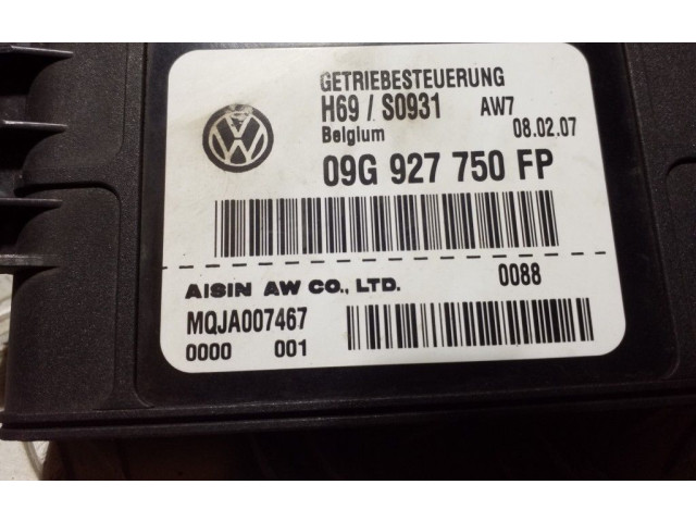 Блок управления коробкой передач 09G927750FP, MQJA007467   Volkswagen PASSAT B6
