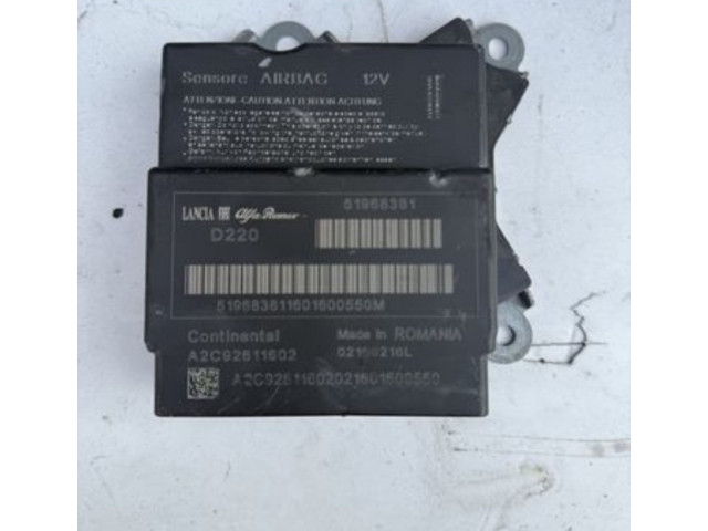 Блок подушек безопасности 51968381   Fiat 500L
