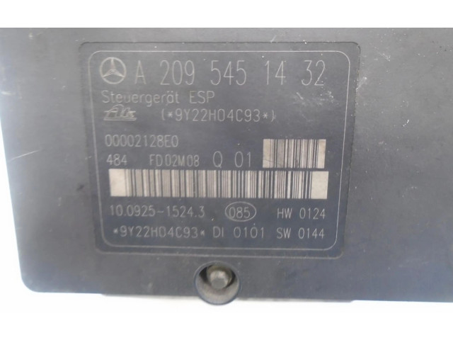 Блок управления АБС A2095451432   Mercedes-Benz C W203