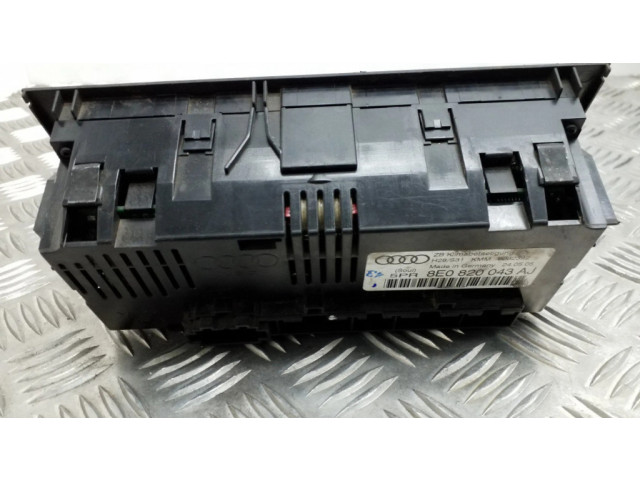 Блок управления климат-контролем 8E0820043AJ   Audi A4 S4 B6 8E 8H