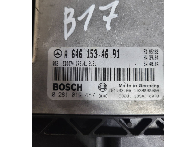 Блок управления двигателя A6461534691, 1039S00000   Mercedes-Benz CLK A208 C208