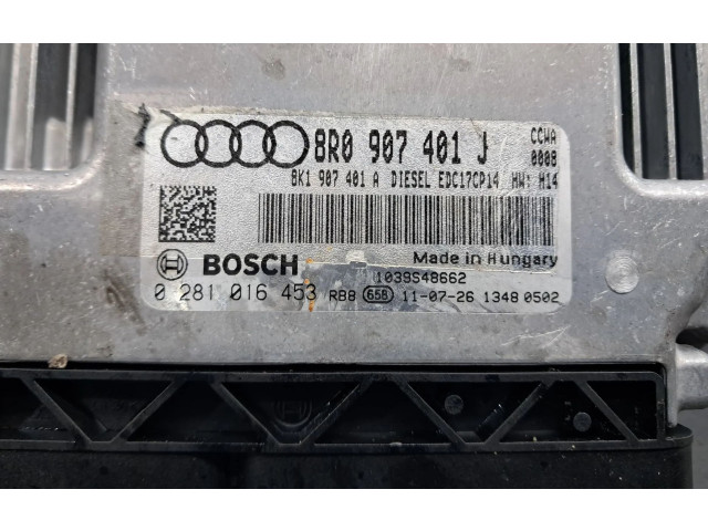 Блок управления двигателя 8R0907401J, 0281016453   Audi RS4 B8