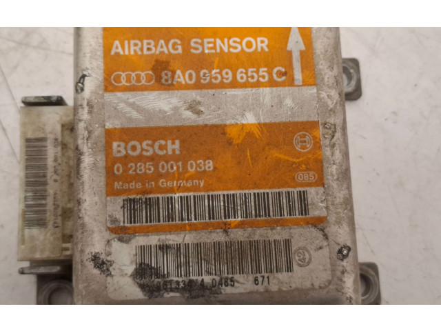 Блок подушек безопасности 8A0959655C, 0285001038   Audi A6 S6 C4 4A