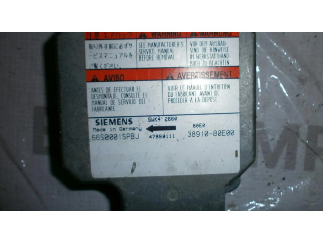 Блок подушек безопасности 3891080E00, 5WK42660   Suzuki Swift