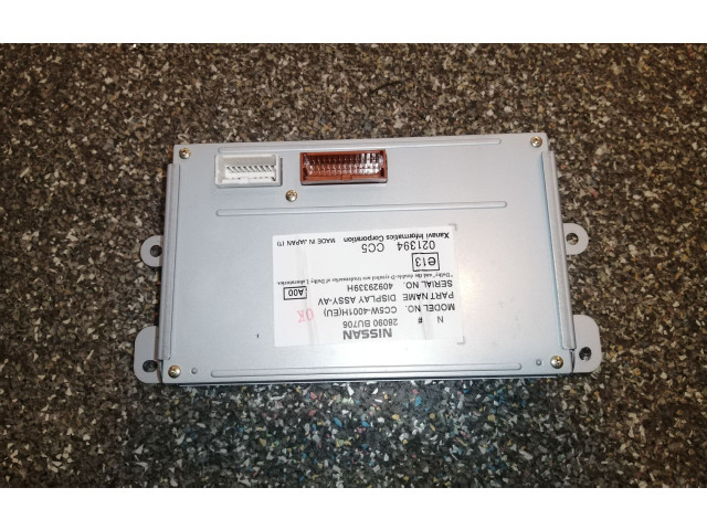 Дисплей    28090BU706   Nissan Almera Tino