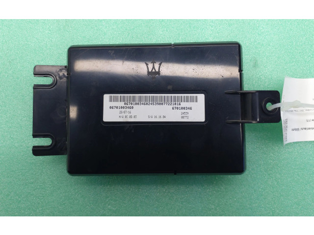 Блок управления климат-контролем 06701003460, 06701003460   Maserati Levante