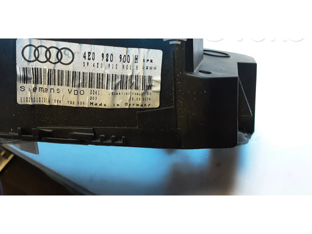 Přístrojová deska  Audi A8 S8 D3 4E 2004 4E0920900H  