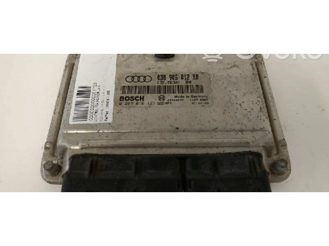 Блок управления двигателя 038906012BB, 0281010123   Audi A3 S3 8L