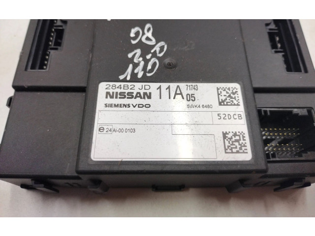 Комфортный модуль 284B2JD11A, 5WK46480   Nissan X-Trail T31 2008