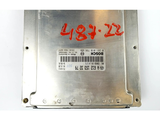 Řídící jednotka A6121533279, 0281010796   Mercedes-Benz ML W163 2002