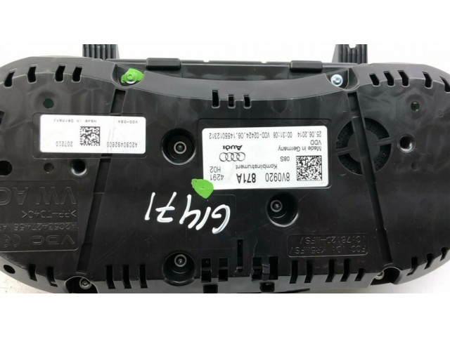 Панель приборов 8V0920871A, G1471   Audi A3 S3 8V       