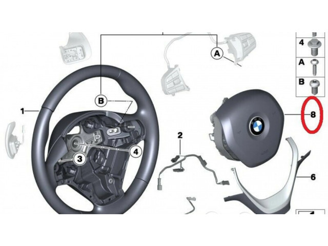 Руль BMW 1 F20 F21  2011-2019 года K003276, 32306791332      