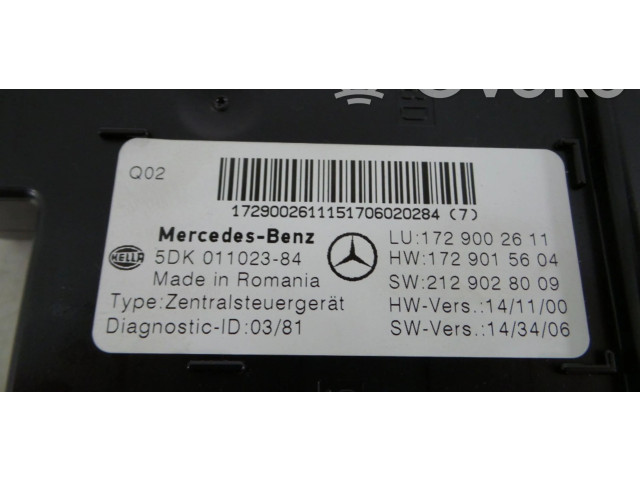 Блок управления A1729002611   Mercedes-Benz SLC R172