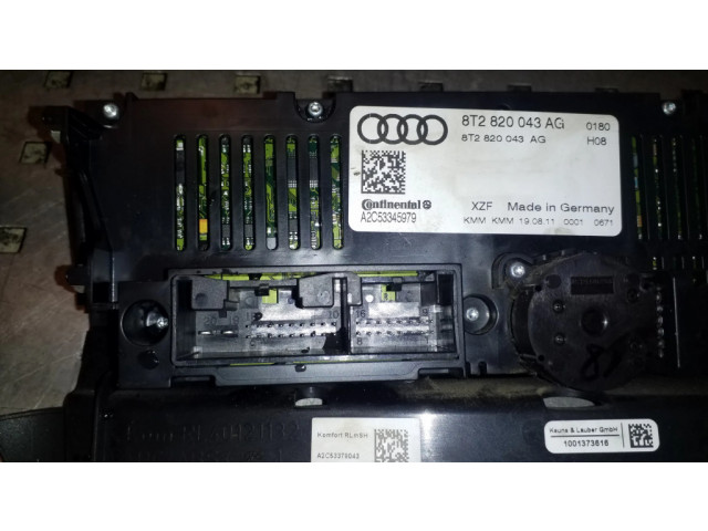 Блок управления климат-контролем 8T2820043AG, A2C53345979   Audi Q5 SQ5