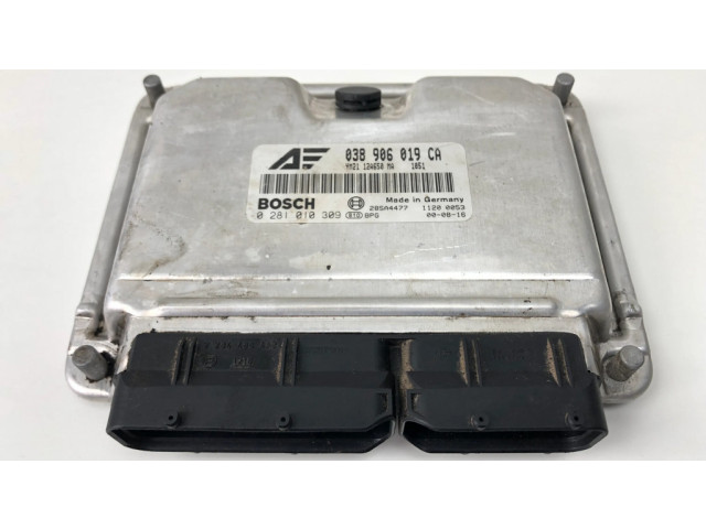 Блок управления двигателя 038906019CA, 0281010309   Ford Galaxy