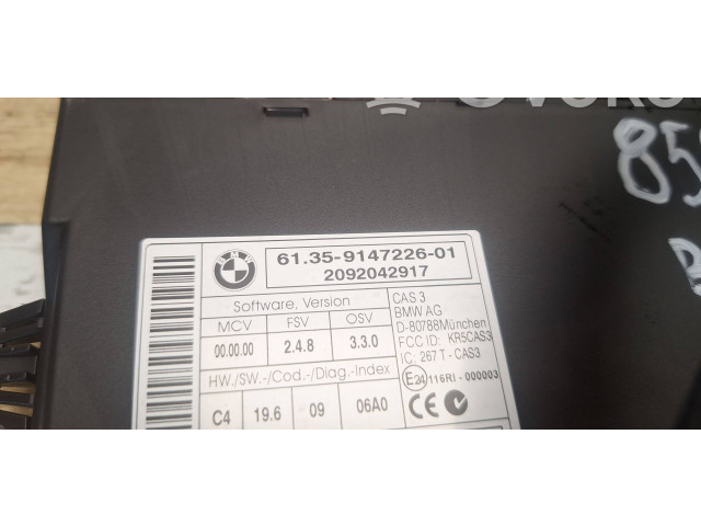 Řídící jednotka 9147226, 2092042917   BMW 1 E81 E87 2009