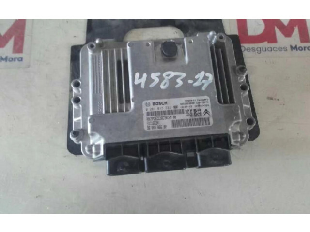 Блок управления двигателем ECU 0281013334   Peugeot  508 RXH  2011 - 2018 года