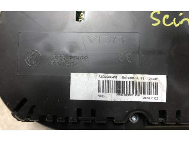 Панель приборов 1K8920873A, 1K8920873A   Volkswagen Scirocco       