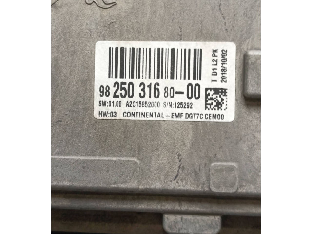 Дисплей    9825031680, A2C15852000   Peugeot Expert