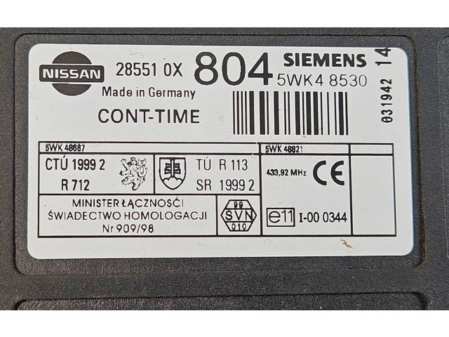   Pojistková skříňka 285510X804, 5WK48530   Nissan Terrano 2003
