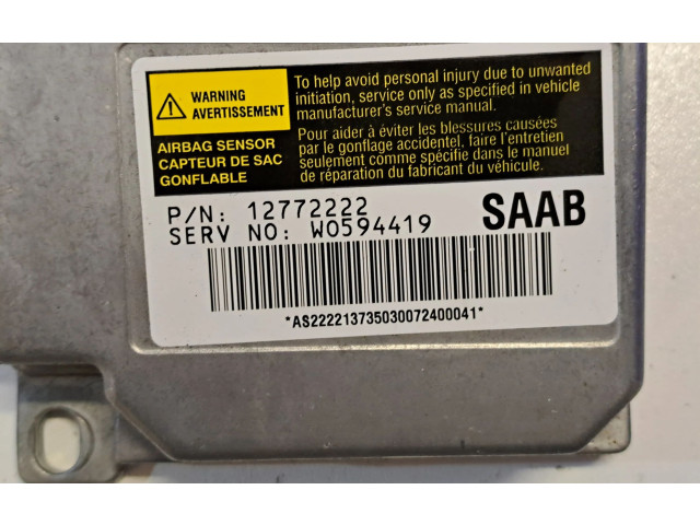 Блок подушек безопасности 12772222, W0594419   Saab 9-5