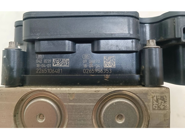 Jednotka ABS 0265956353, 2265106481   Peugeot 3008 II 2018