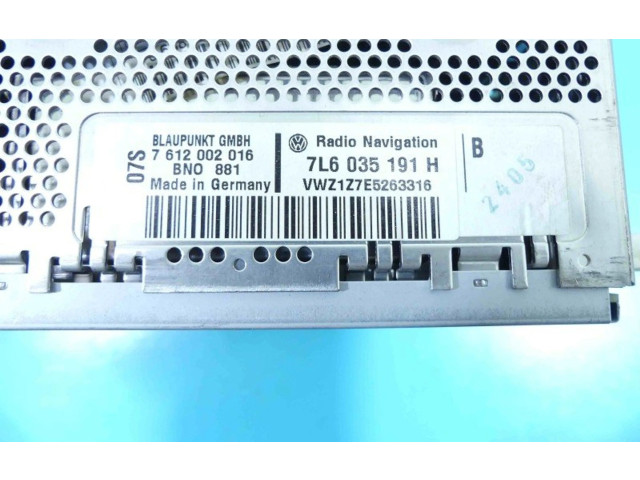 Радио/ проигрыватель CD/DVD / навигация 7L6035191H, IMPRK1265387   Volkswagen Touareg I