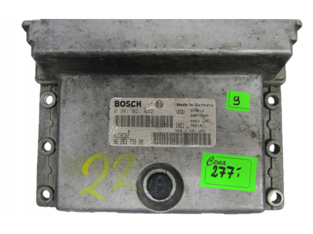 Řídící jednotka 0281001442, 9626373980   Fiat Scudo 2004