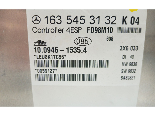 Блок управления АБС 1635453132K04, 1009461535   Mercedes-Benz ML AMG W164