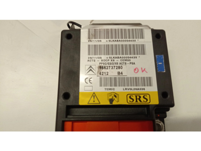 Блок подушек безопасности 9662737280   Citroen C6