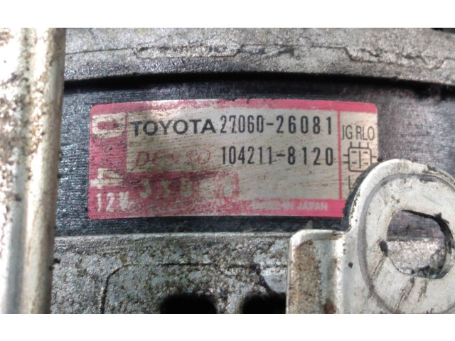 Генератор 2706026081, 1042118120   Toyota RAV 4 (XA30)      