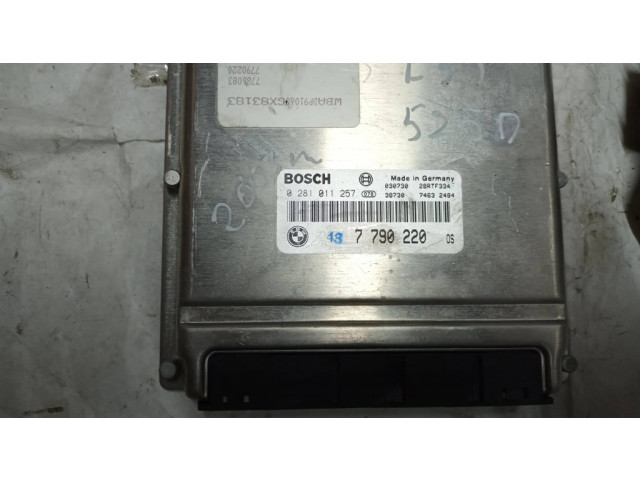 Řídící jednotka 7790220, 0281011257   BMW 5 E39 2001
